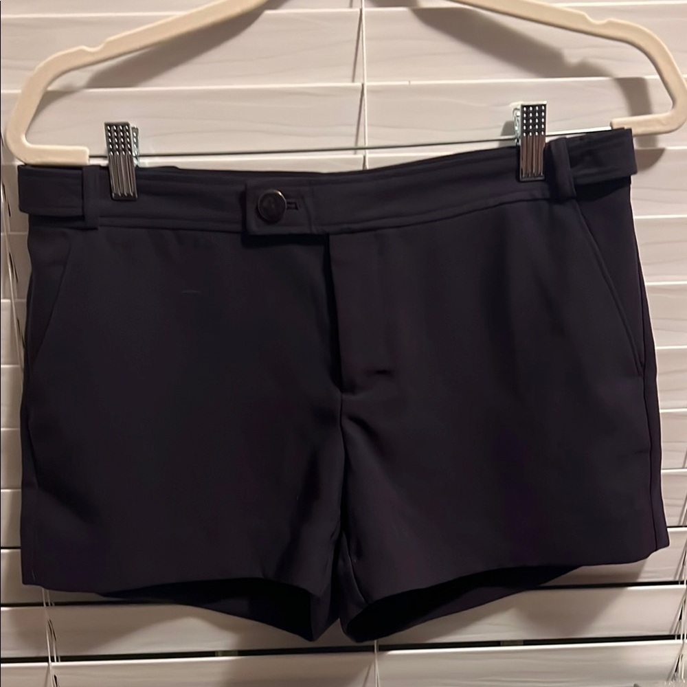 Banana Republic High Waist Black Tailored Shorts